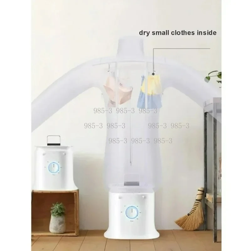 Portable Hot Air Shirt Ironer, Cordless Garment Ironing Machine, Mini Clothes Dryer and Dehumidifier for Home