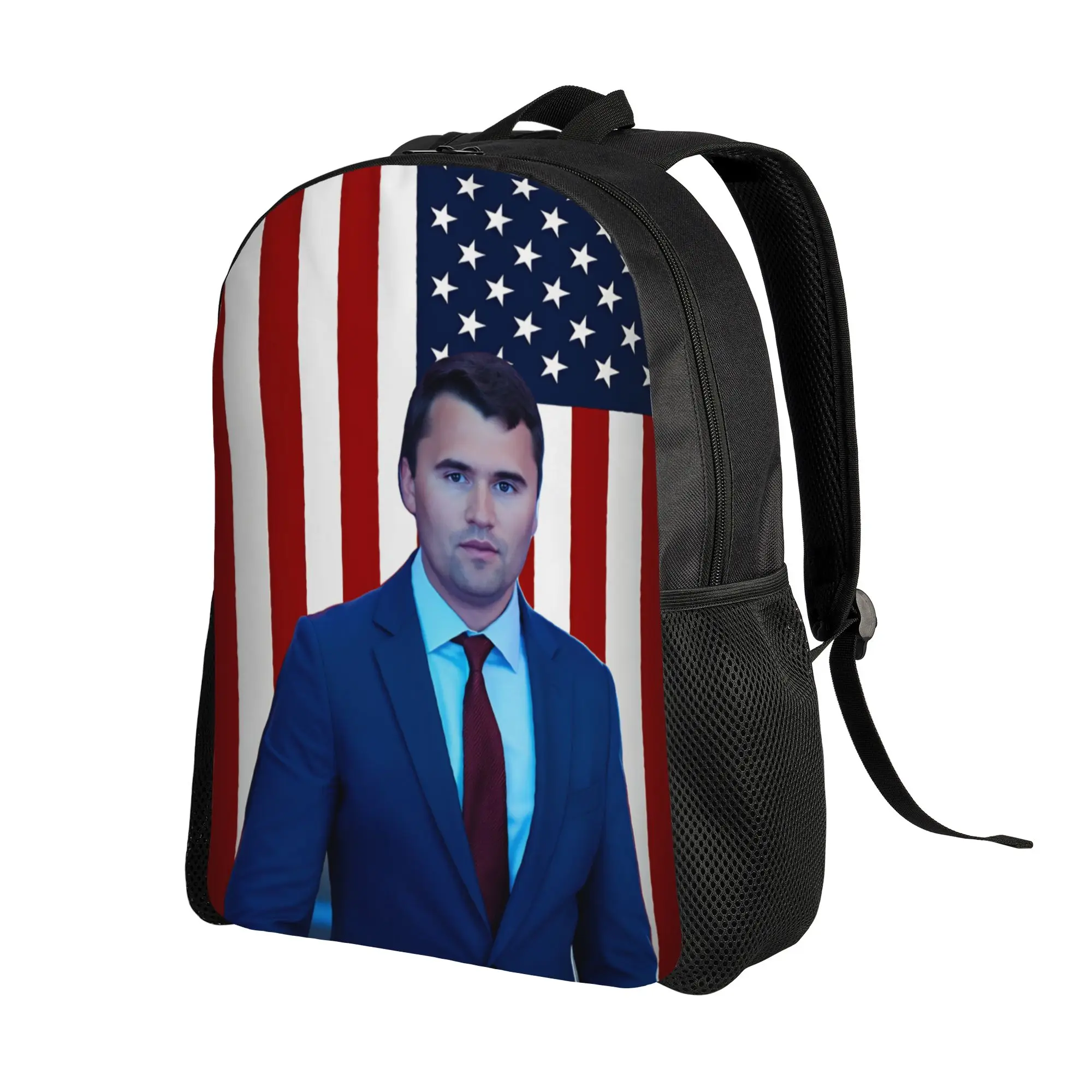 Rest in Peace Charlie Kirk Legends Backpack  Leisure Backpacks Unisex College Soft High School Bags High Quality Rucksack
