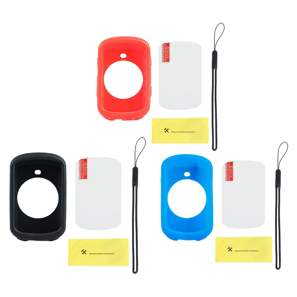 

Силиконовый защитный чехол для велосипедного компьютера для Garmin Edge830, чехол из закаленного стекла, защита для экрана, защита для экрана секундомера