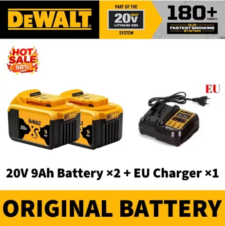 DeWALT Originele Batterij 20V/60V 6Ah 9Ah MAX FlexVolt voor DCB606 DCB205 DCB206 DCB209 DCB182 Power Too