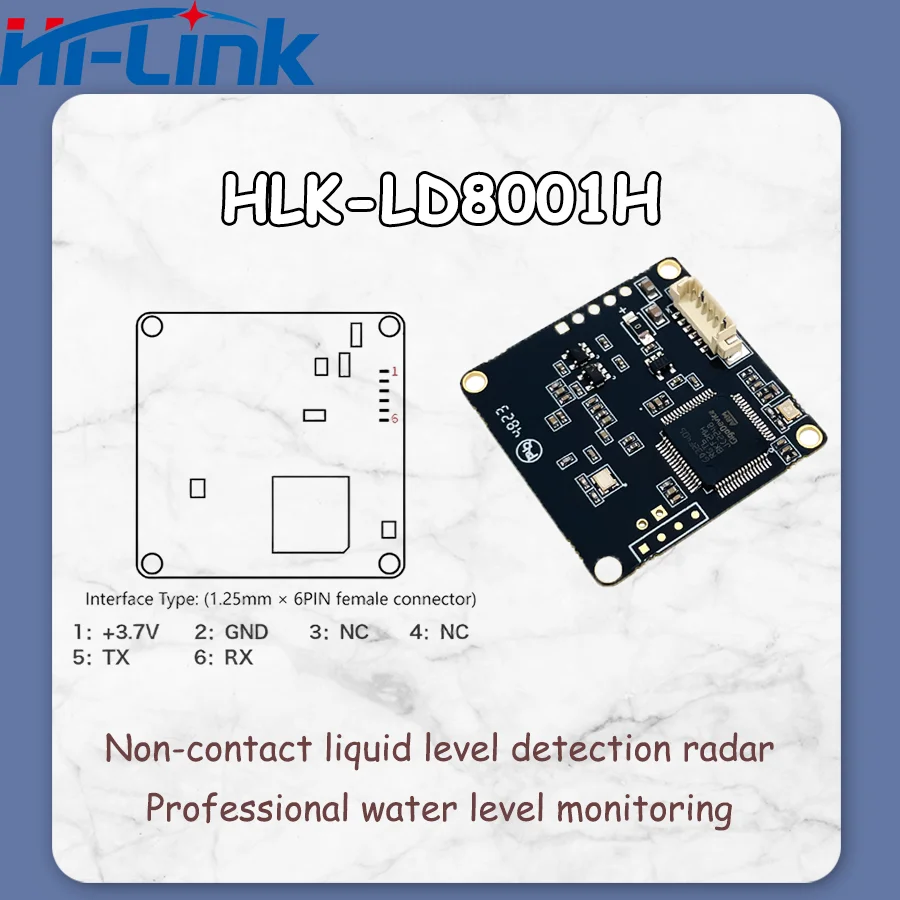 module-de-detection-de-niveau-d'eau-par-ondes-millimetriques-80g-hlk-ld8001h-sans-contact-faible-consommation-d'energie-haute-precision-surveillance-longue-portee