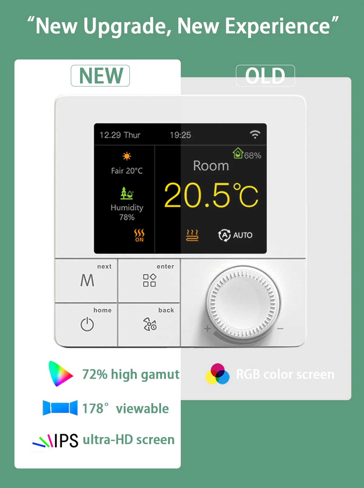 Color Screen Electric Heating Floor Thermostat Smart WiFi Warm Home Thermoregulator for Water/Gas Boiler Temperature Controller