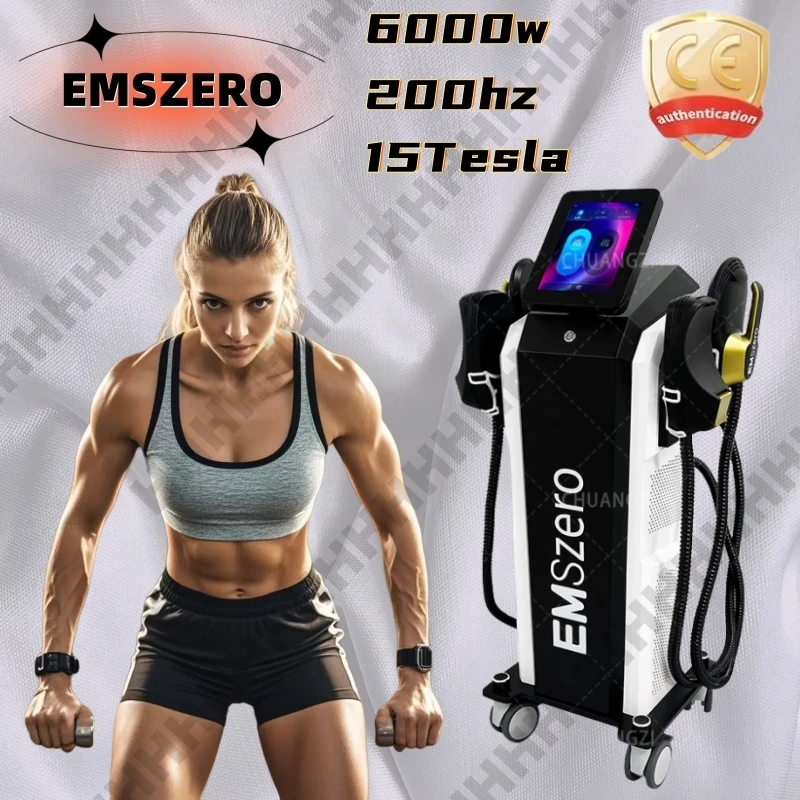 EMSZERO PRO-ZeroMachine Professionnelle pour Perte de Poids, 6500W, 2024 EM, Corps, Épaisseur Musculaire, Ultra Sculpt