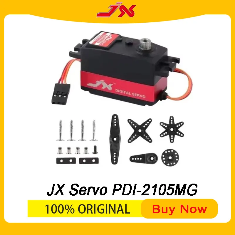 JX Servo PDI-4409MG 9KG High-Torque Digital Servo - Metal Gear for 1/8 1/10 RC Car & FPV Drone (Precision Control)