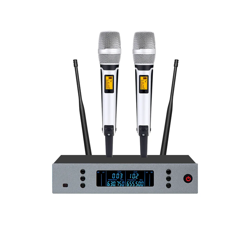 EW135G4  EW100G4 100G4 SKM9000 Professional UHF Dual Handheld Wireless Microphone System Stage Performance Dynamic Long Distance