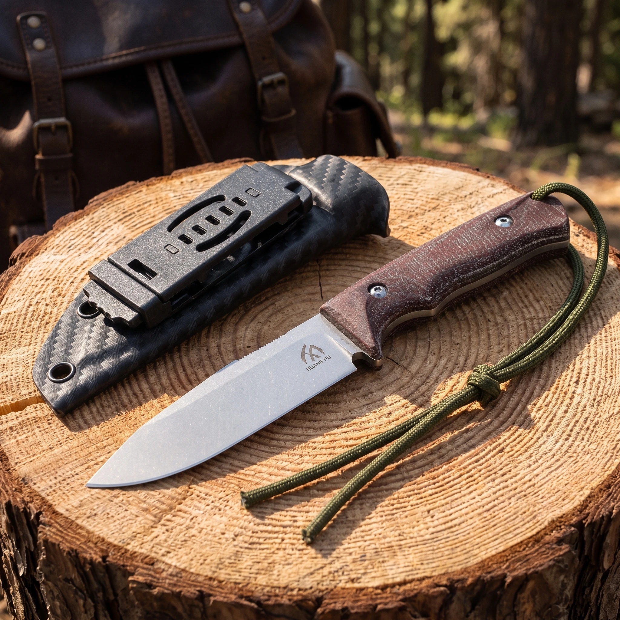 고품질 강철 고정날 아웃도어 나이프, 야생 하이킹 캠핑 - Woodworking Gifts For Men 리뷰 및 가격