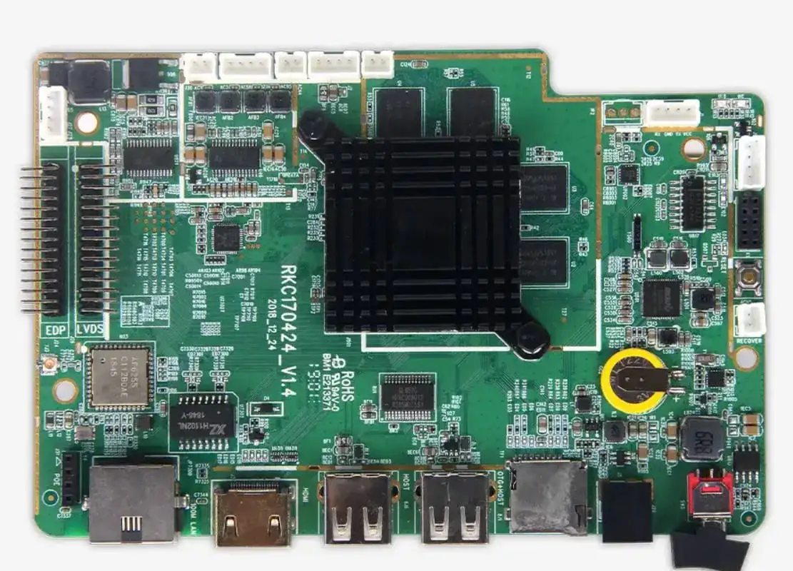 RK3288 ARM Embedded Board LVDS EDP Industrial Control Motherboard (DB5)