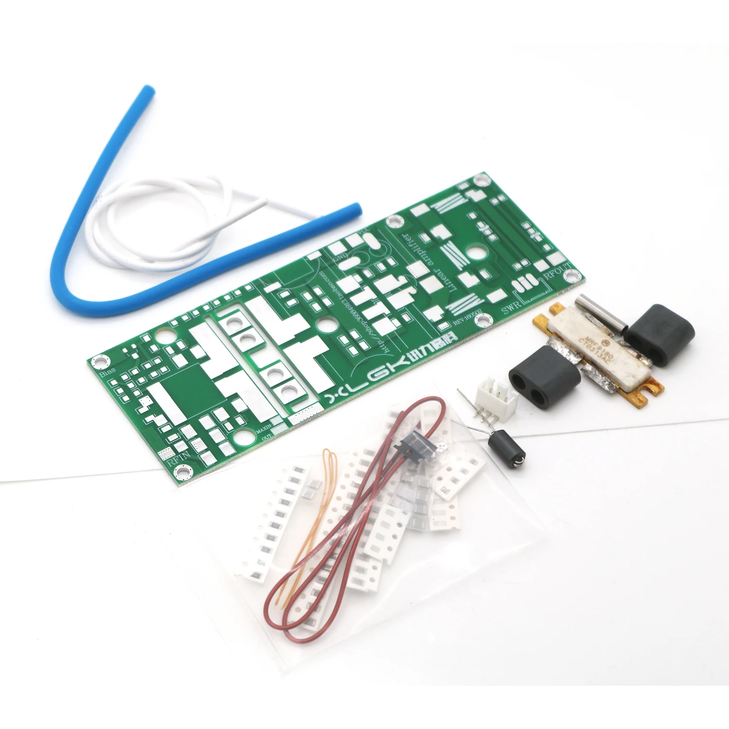 170W 80-170Mhz FM VHF RF Power Amplifier Board DIY KITS MRF9180 Transistor tube For FM Radio Walkie talkie transmitter AMP