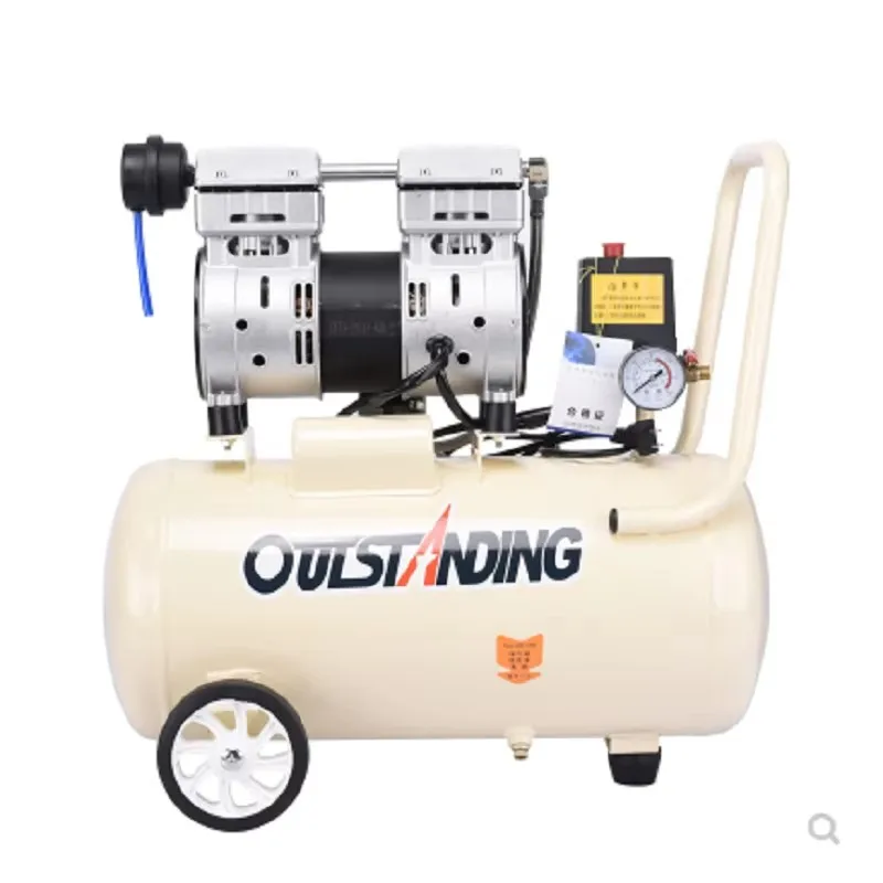 Portable High Pressure Air Pump Small Oil-free Air Compressor Industrial Grade 220V Silent Air Pump for Air Compressor