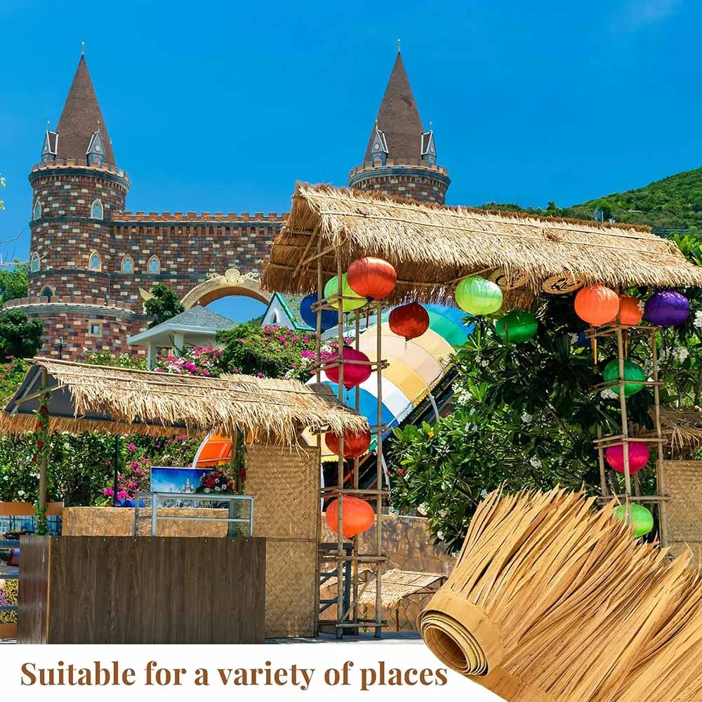 Simulated thatch new style thatch roof thatch long straw roof pavilion grass plastic thatch house