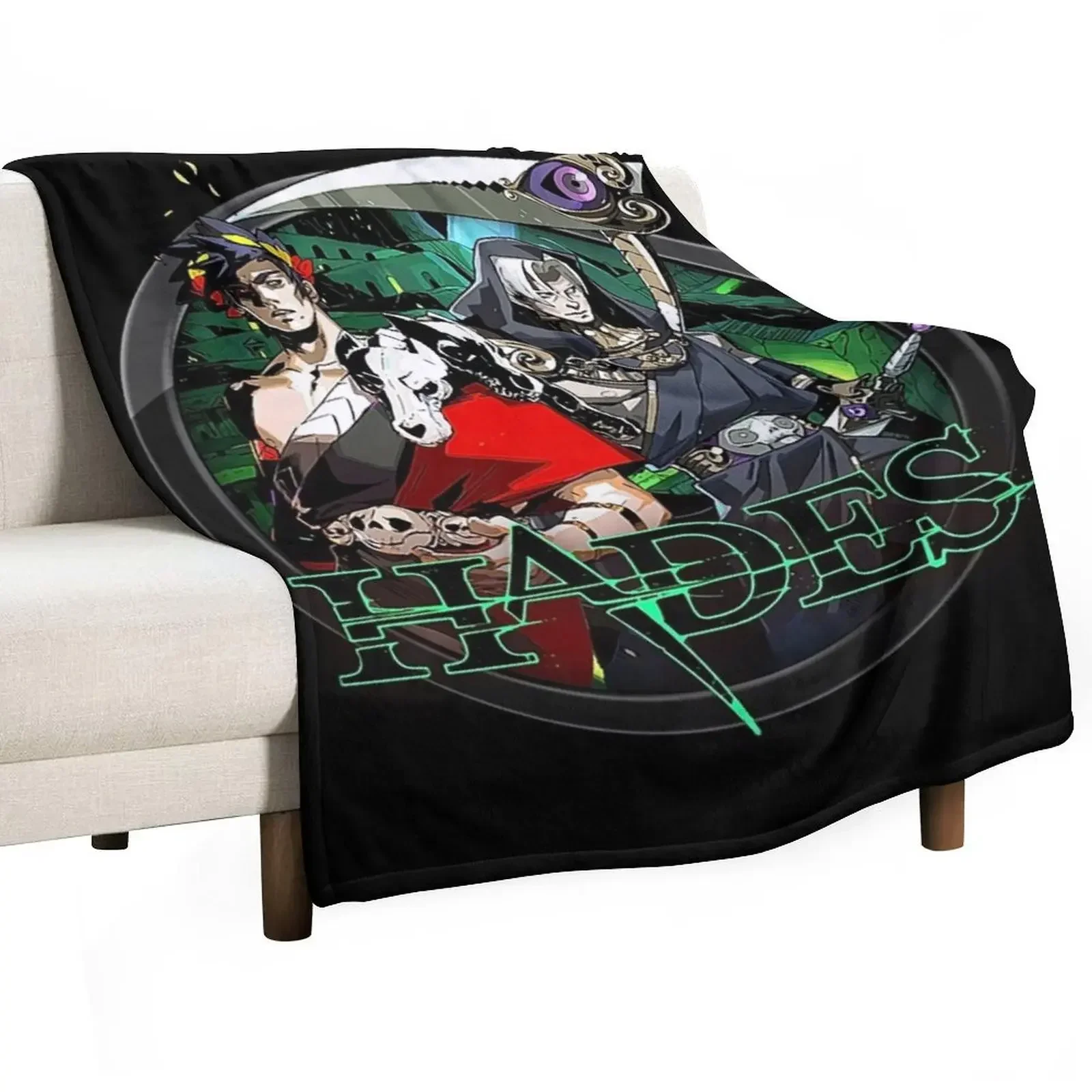 

Zagreus Thanatos Throw Blanket Fuzzy Plush Throw Blanket for Sofa Chair