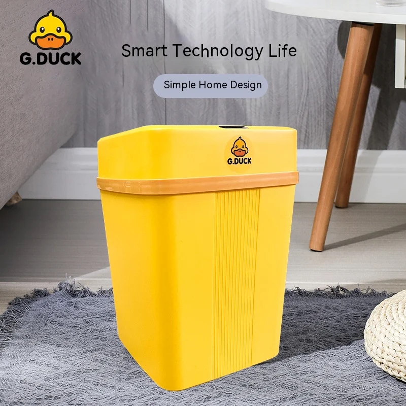 

Home automatic sensing 10L large capacity garbage can sensor touch garbage can sensing bathroom family living room garbage can