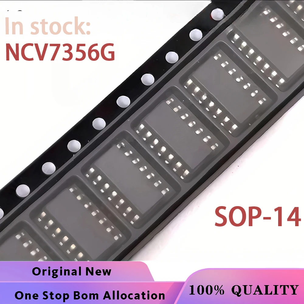 (2-5PCS)NCV7356G 7356G SOP-14 Chipset