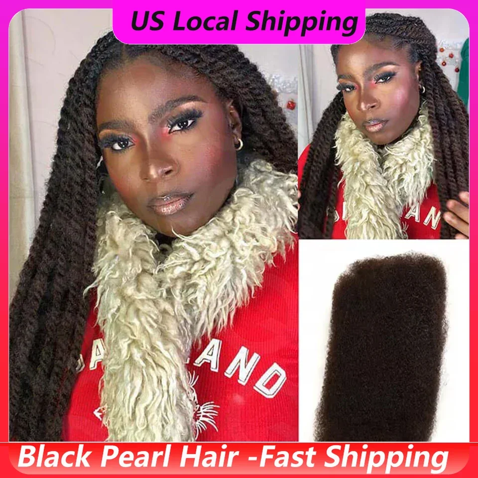 شعر ريمي أفرو كينكي السائب - 50 جرام شعر بشري برازيلي - لا يوجد مرفق لضفائر المجدل والضفائر الملتفية - أسود طبيعي/بني/رمادي #4