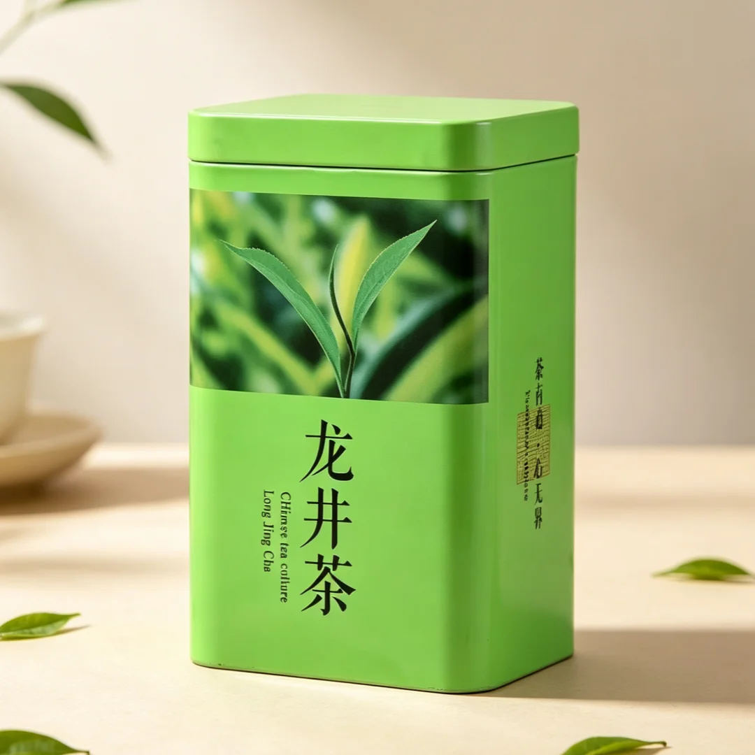 Exquisite China Dahongpao Jasmine Longjing Pu'er Green Tea Packaging Box Travel Office Tea Moisture-proof Packaging Box