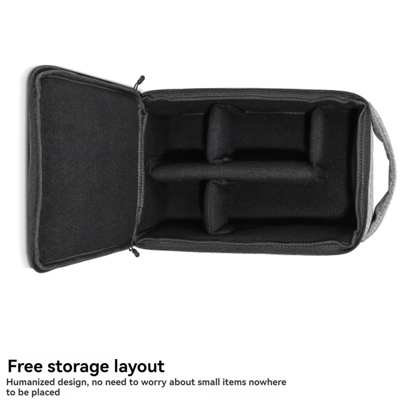 FULL-DSLR Camera Bag Waterproof Portable Inner Partition Padded Protector Bag Super Thick Drop-Proof Liner Inserts Handbag