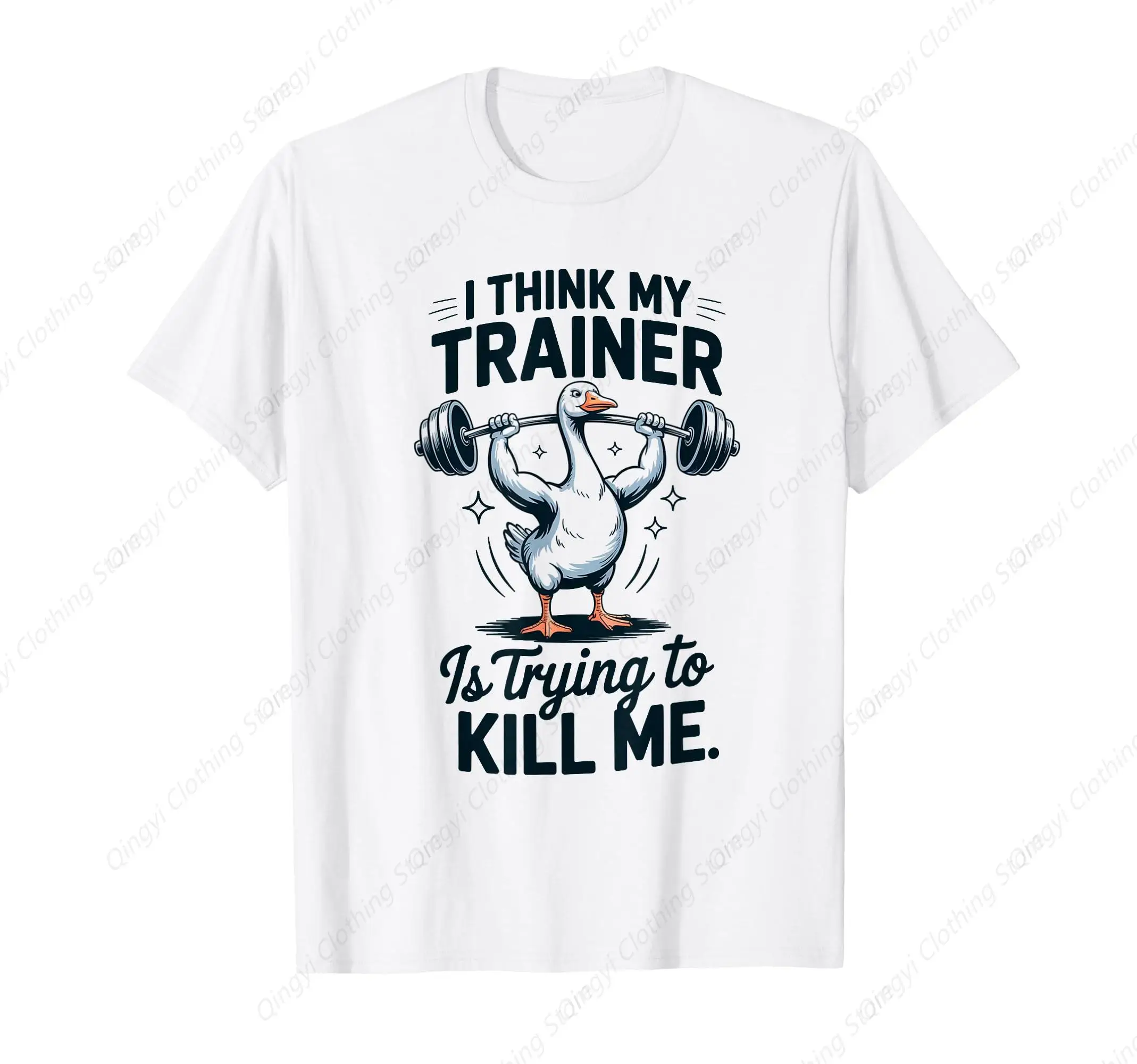 

I Think My Trainer Is Trying To Kill Me Vintage Goose Tee T-Shirt