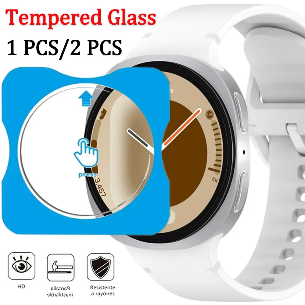 Gehärtetes Glas für Samsung Galaxy Watch 8 44 mm 40 mm Classic 46 mm Schnellinstallationsfolie für Galaxy Watch Ultra 8 7 6 5 4 Abdeckung