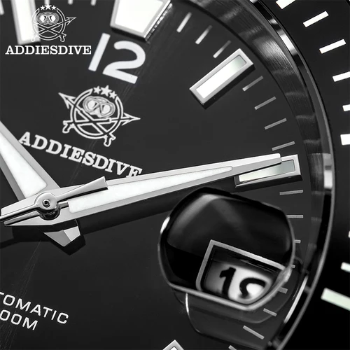Imagen 2 del producto ADDIESDIVE nuevo reloj de regalo de buceo para hombres 8215 zafiro automático AR recubierto de vidrio bisel de cerámica impermeable 200m luminoso inoxidable St