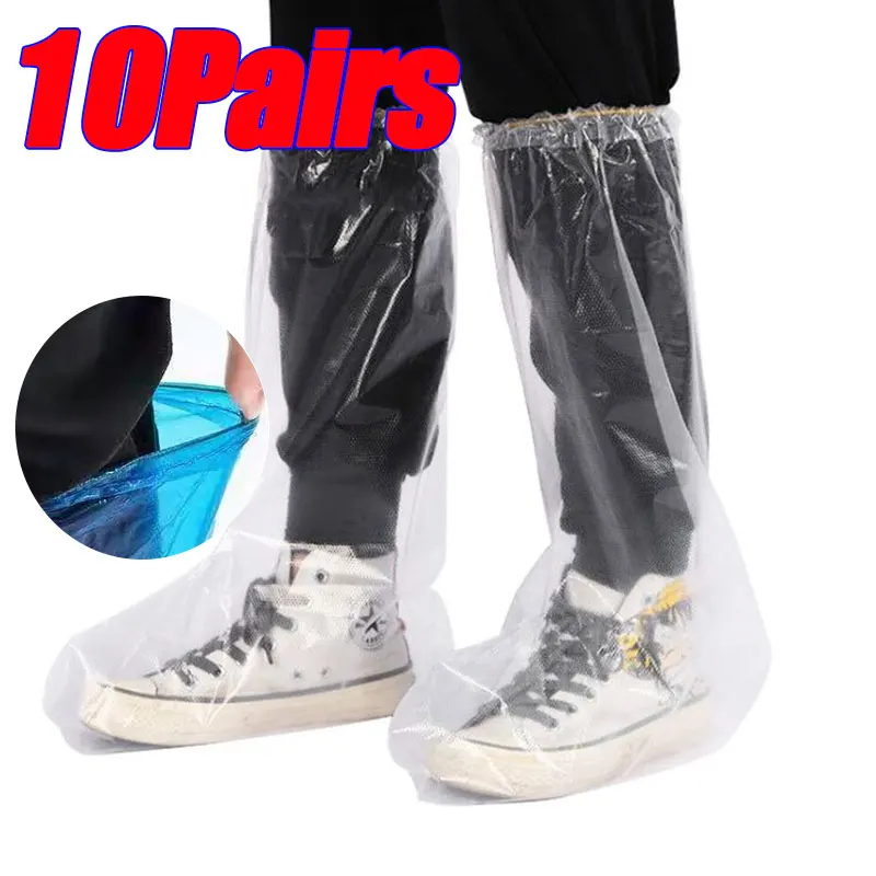 10/1Pairs Motorcycle Boots Shoe Covers Covering Moto Waterproof Motorcyclist Raincoat Biker Rain Boot Rainy Days Outdoor