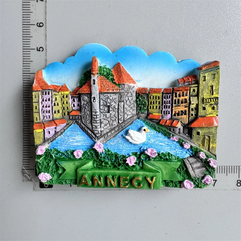 Paris Frankreich Tourist Souvenir Kühlschrankmagnete Eiffelturm Französische magnetische Aufkleber Annecy Dekoration auf dem Kühlschrank Reisegeschenke – Detail 17