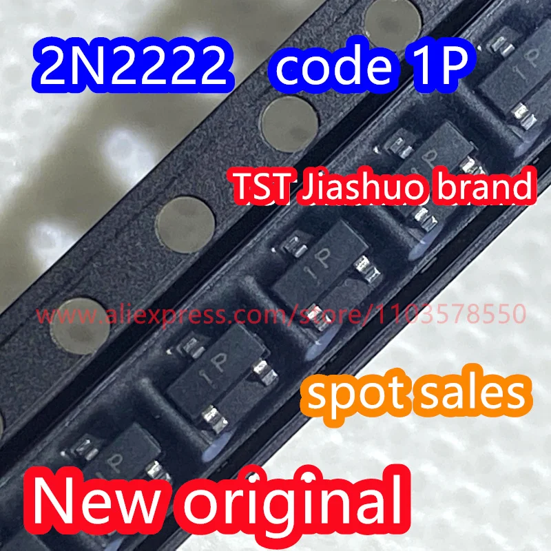 500PCS  2N2222 MMBT2222A code 1P SMT transistor SOT-23 brand new original 2N2907A MMBT2907A code 2F