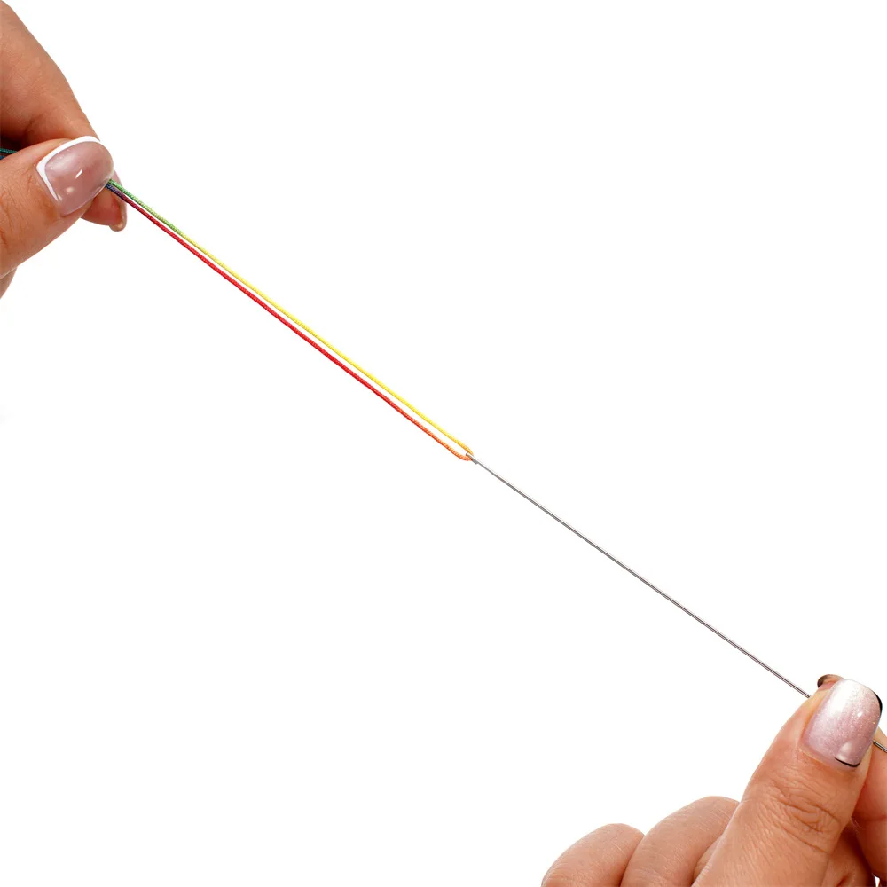 1Pcs Multiple Specifications Stainless Steel Bead Crochet Lead Sharp Instrument String Wear Pearl Jewelry DIY Accessories Tools