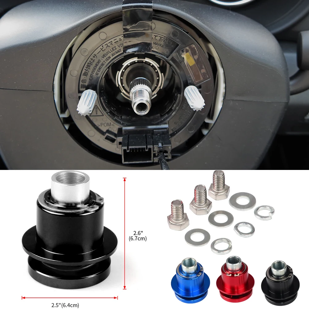 

Универсальный быстросъемный адаптер-разъем для рулевого колеса автомобиля на 360 градусов, из алюминиевого сплава