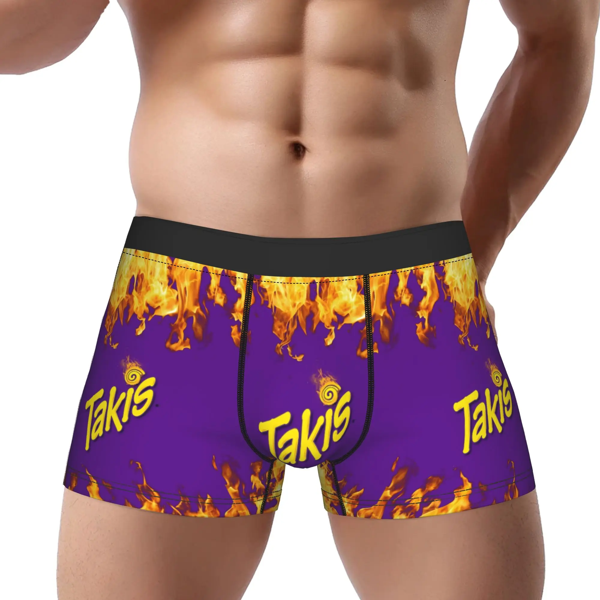 1piece T-Takis Purple Underpants Breathbale Panties Man Underwear Comfortable Shorts