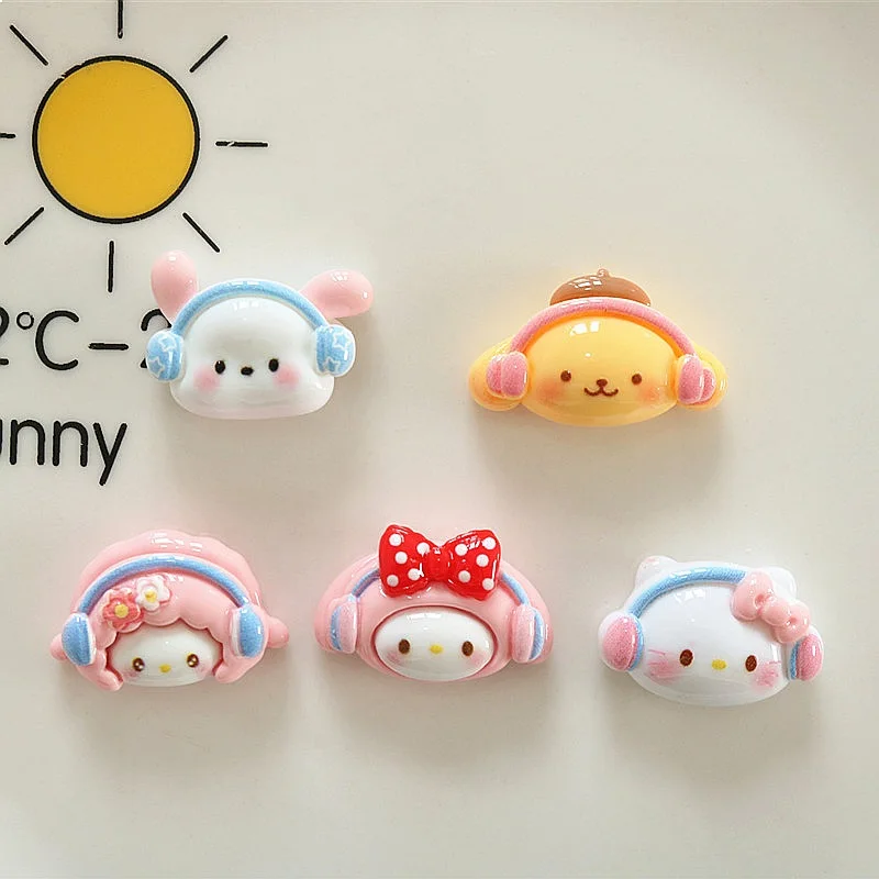 100pcs Kawaii Flatback Resin Cabochon DIY Scrapbook Earrings