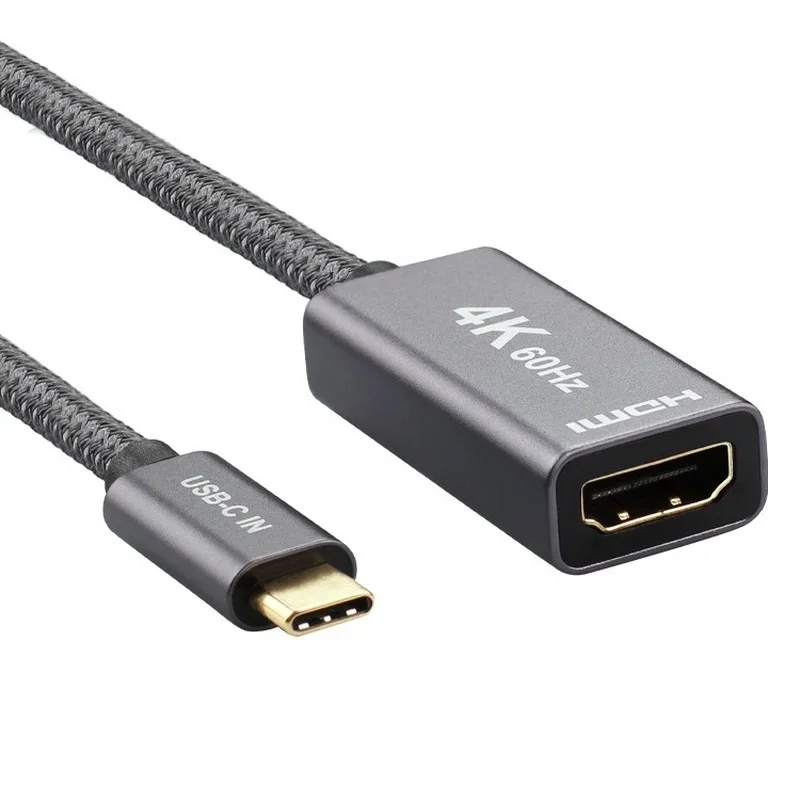Thunderbolt 3 tipo C a Displayport 1,4, Cable USB C 3,1 macho a DP hembra, convertidor 4K @ 120HZ, adaptador HD para MacBook