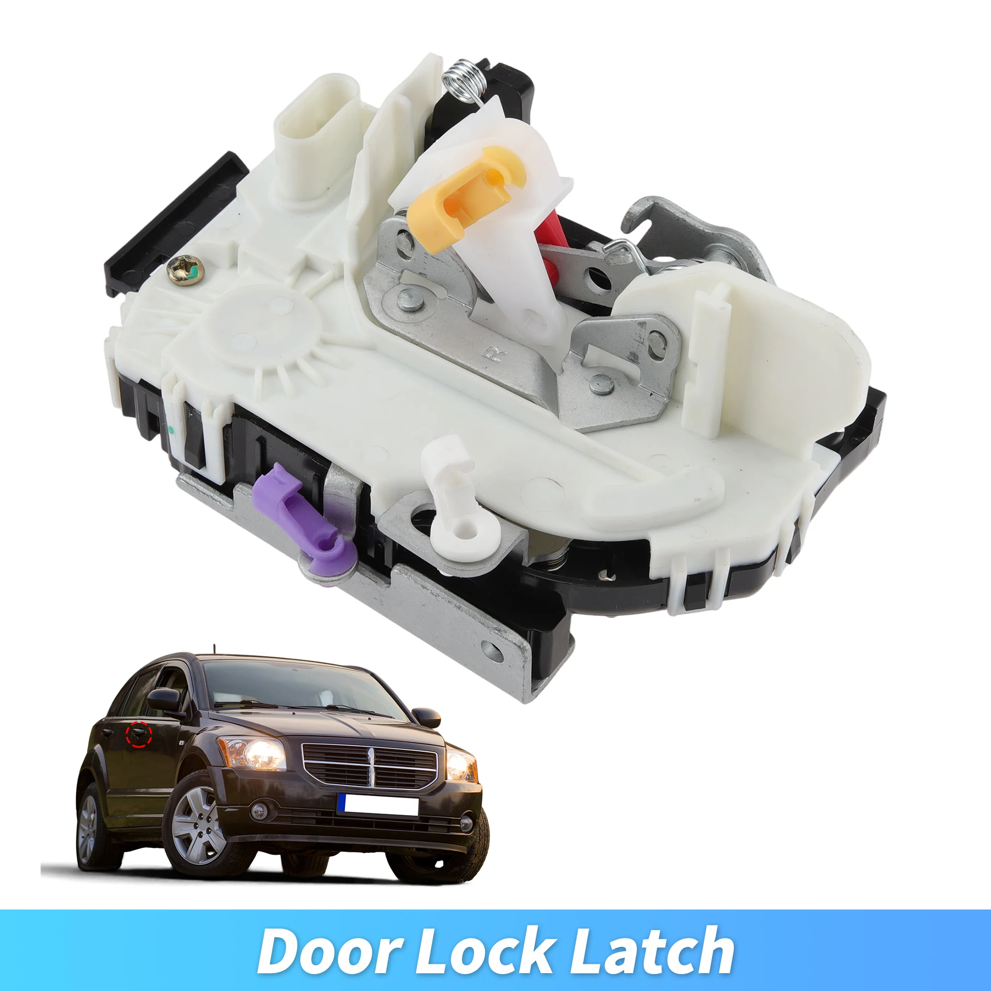UXCELL 931081 Front Right Power Door Latch Lock for Dodge for RAM 4 Pin