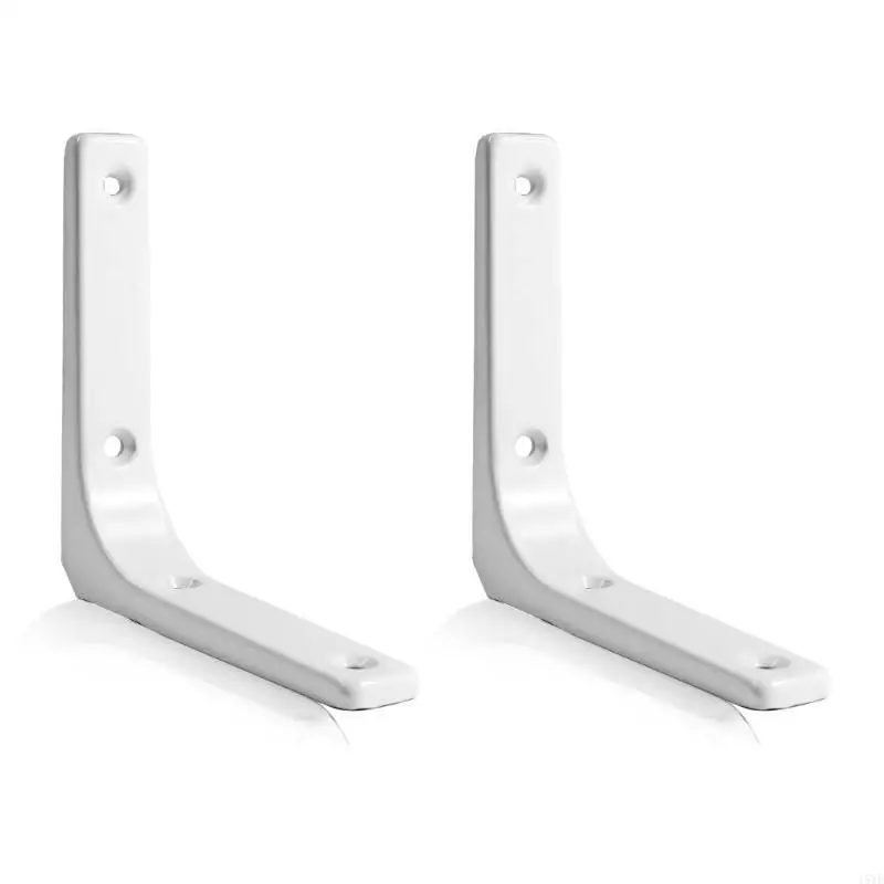 4Pcs Wall Mounted Floating Shelf Support Brackets for Enhances Storage Solution