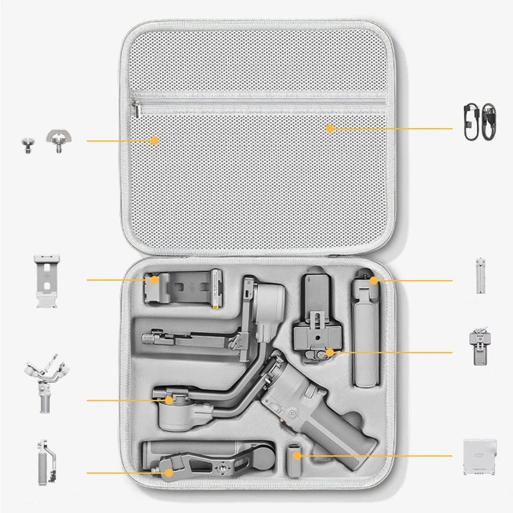 Carrying Case for DJI RS 4 Mini Portable Storage Bag, for DJI RS 4 Mini Gimbal Stabilizer Accessories Bag