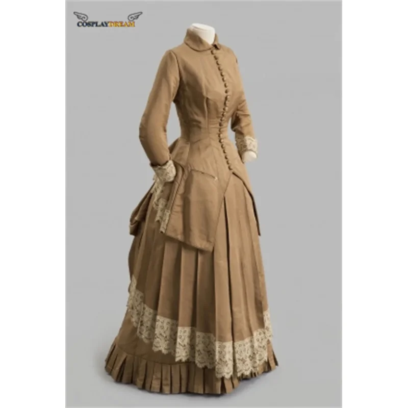 19th Century Fashion dress Victorian bustle ball gown dress victorian Gothic  Edwardian Southern belle dress women Vintage dress