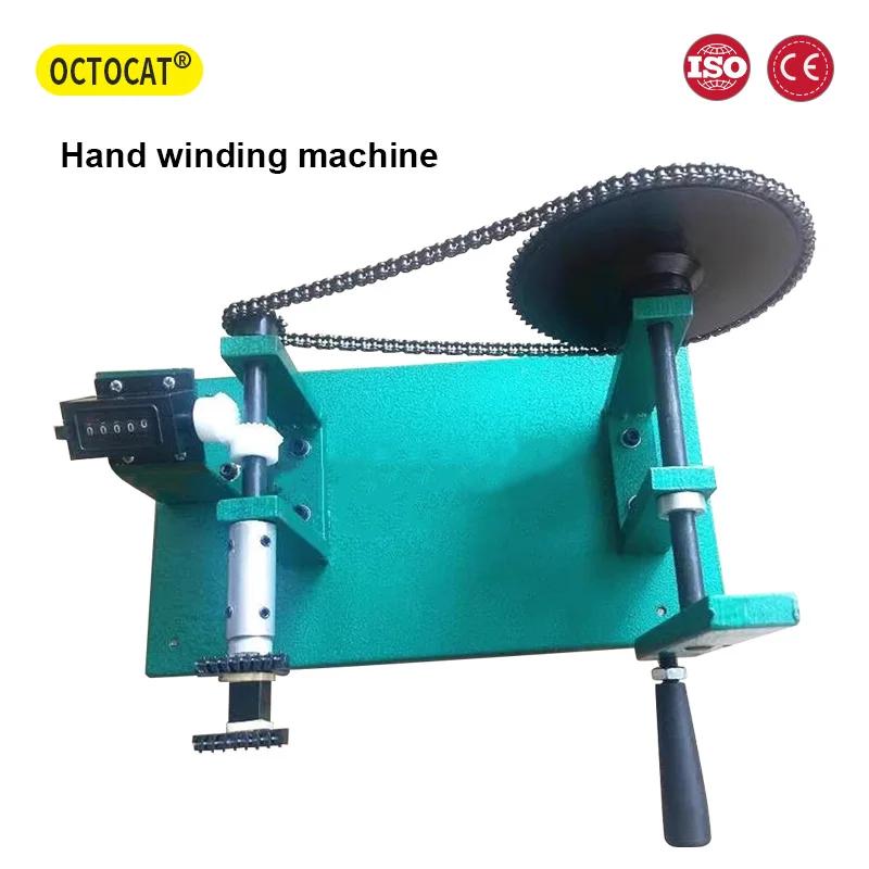 

Hot sale OCTOCAT Manual Count Winding Machine Dual-Purpose Hand Coil Counting Winding Machine