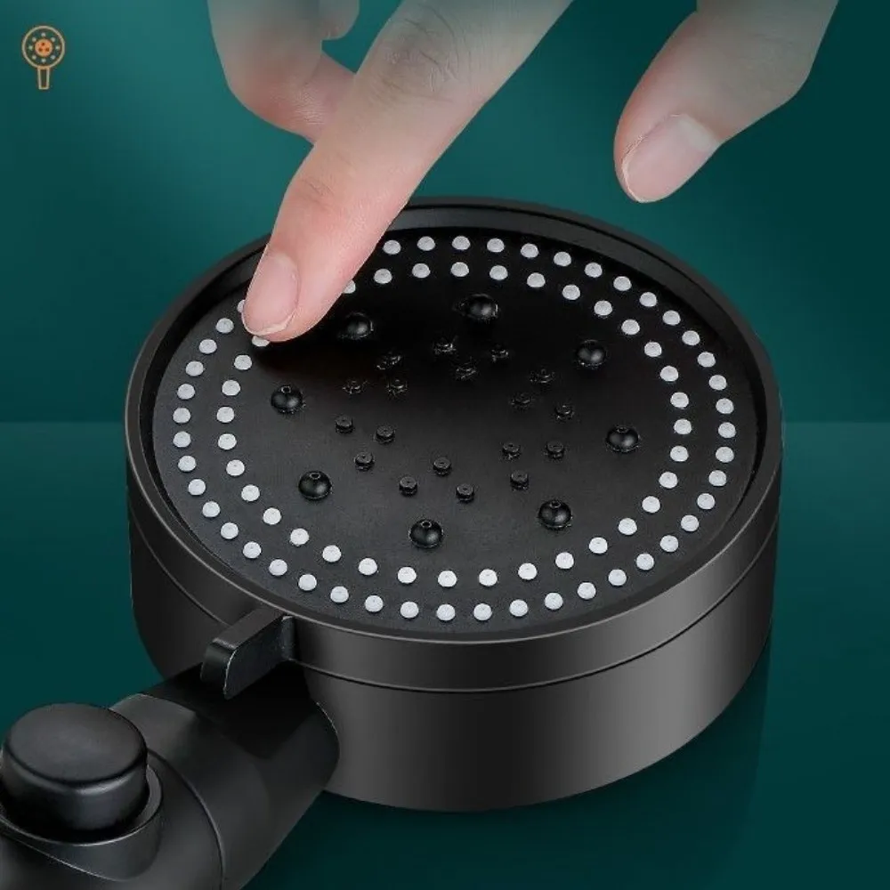 

5-режимная насадка для душа, регулируемая водосберегающая насадка для душа со шлангом длиной 1,5 м и кронштейном, ручной душ с остановкой в одно касание, ручной дом