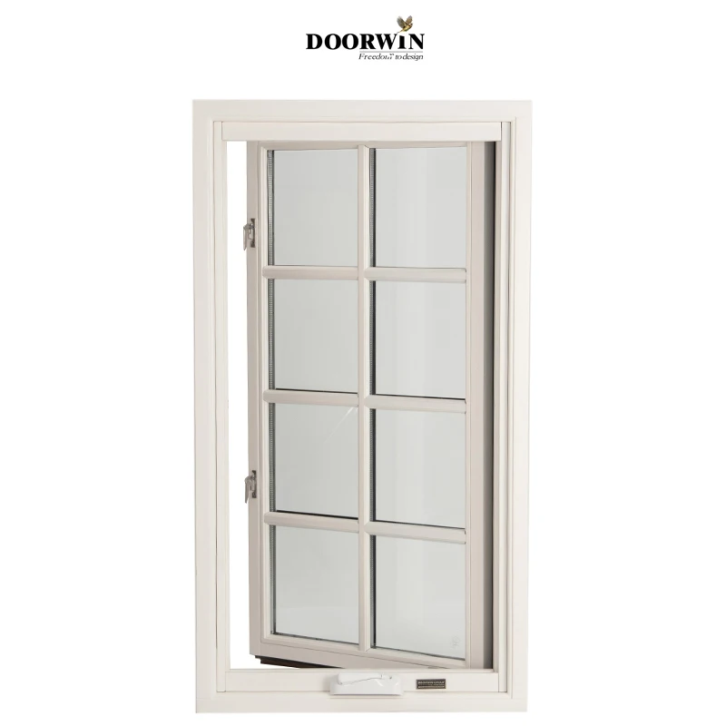 Hot Selling Product Classic Crank Our Casement Window Aluminium Frame With Simulated Bars Windows