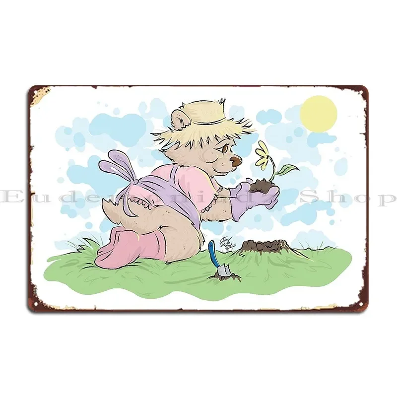 Miss Beary S Garden Metal Plaque Poster Classic Plaques Iron Club Cinema Tin Sign Poster