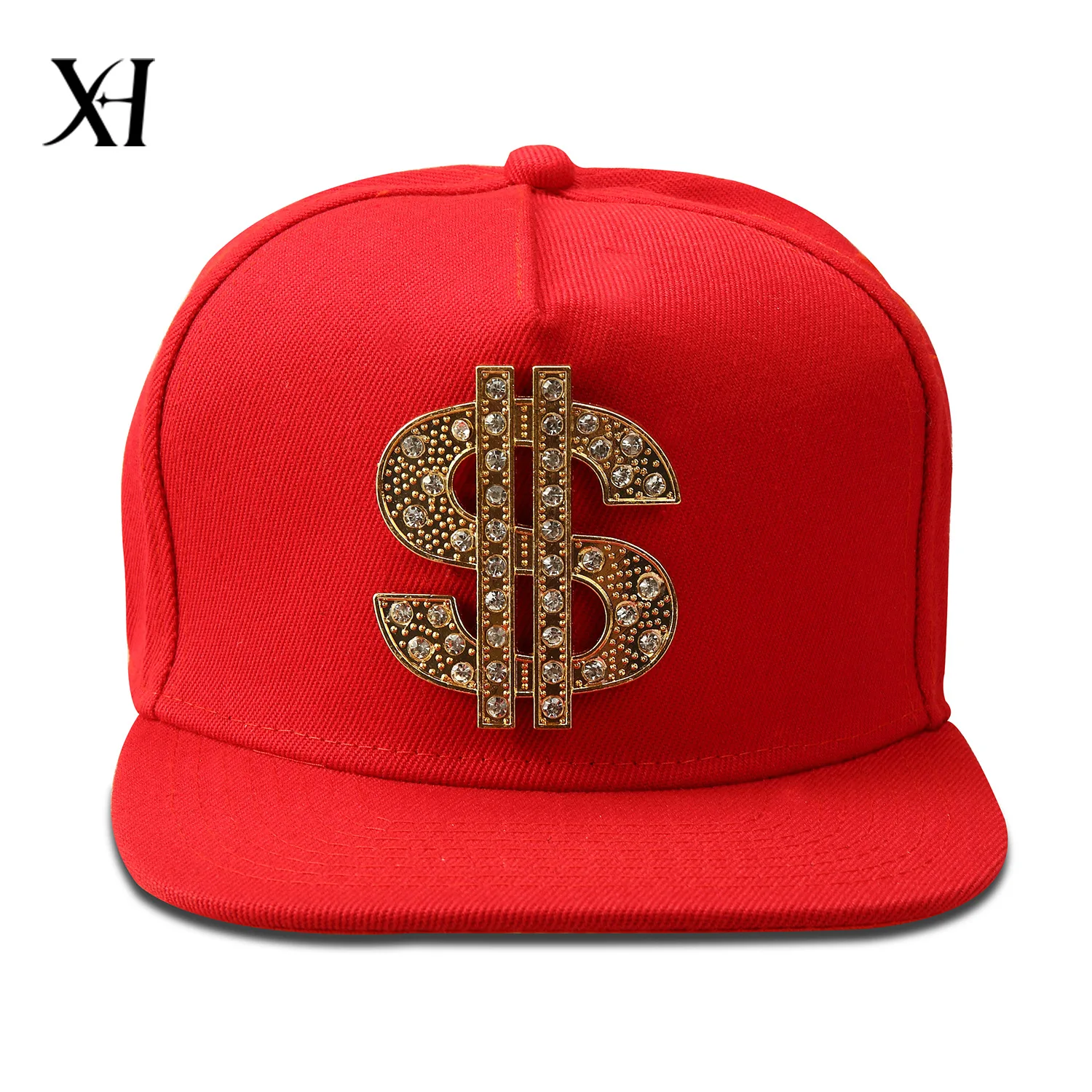 European American Hip Hop Baseball Cap, Exaggerated Dollar Sign Pattern, Trendy Street Culture Fashion Accessories