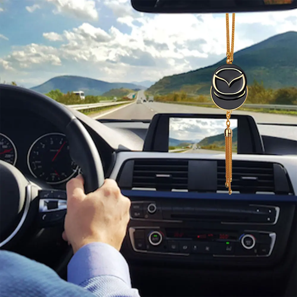 

Car Pendant Auto Rearview Mirror Hanging Ornament Decoration For Mazda 2 3 5 6 Axela Atenza Speed 6 CX3 CX4 CX5 CX7 CX8 Demio MS