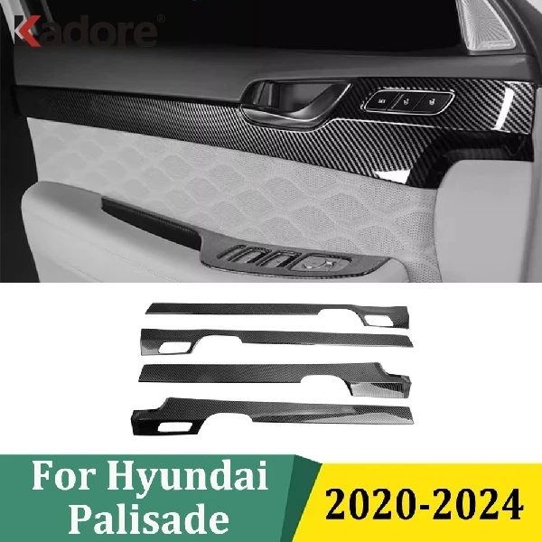 Für Hyundai Palisade 2020 2021 2022 2023 2024 Seitentür-Dekorationsleiste Abdeckung Zierleiste Schutz Auto-Innenausstattung Zubehör