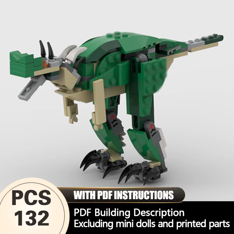 Creators Animal Series Model MOC Building Bricks Triceratops Modular Technology Gifts Holiday Assemble Children Toys Suit