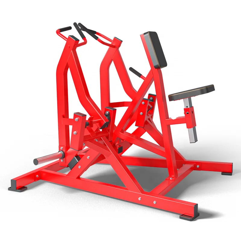 High Standard Gym Equipment Back Muscle Weight Training Back Rowing Low Pulley Machine High Quality Steel Material Plate Loaded