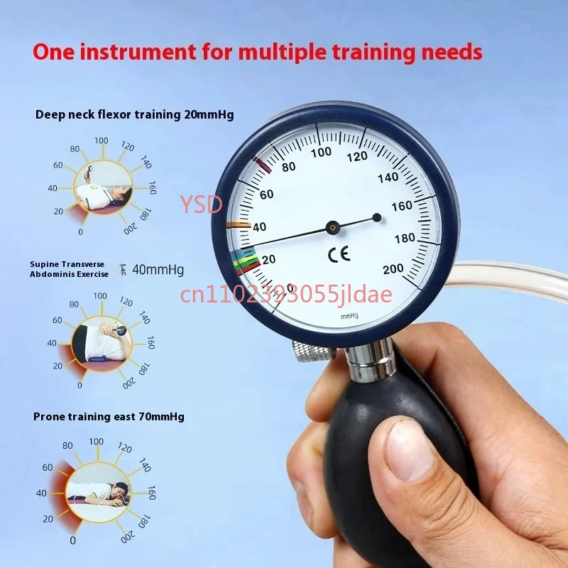 Multifunctional Bio-Stress Feedback Device Muscle Stabilizer Cervical Rehabilitation Health Tester