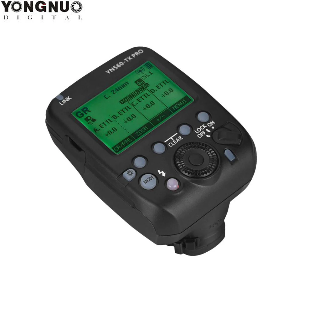 YONGNUO YN560-TX PRO 2.4G On-camera Flash Trigger Wireless Transmitter for Canon DSLR Camera YN862/YN968/YN200/YN560 Speedlite