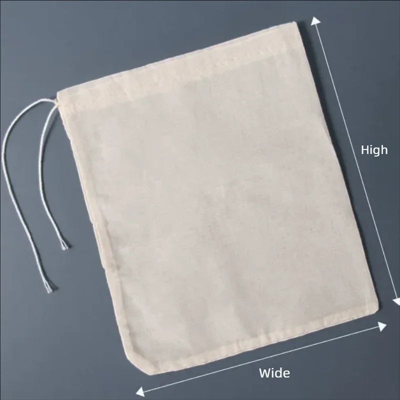 Pure cotton cloth bag, salt and pepper seasoning pot, soup-making strainer, residue removal tea bag, filtration bag