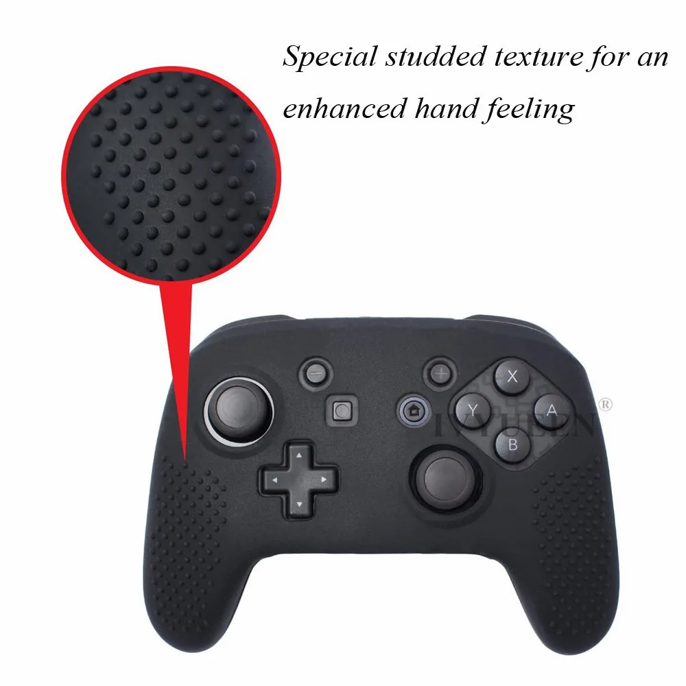 IVYUEENกรณีสำหรับNintend Switch NS NX Pro Controllerป้องกัน 8 Caps GripsสำหรับNintendoSwitch