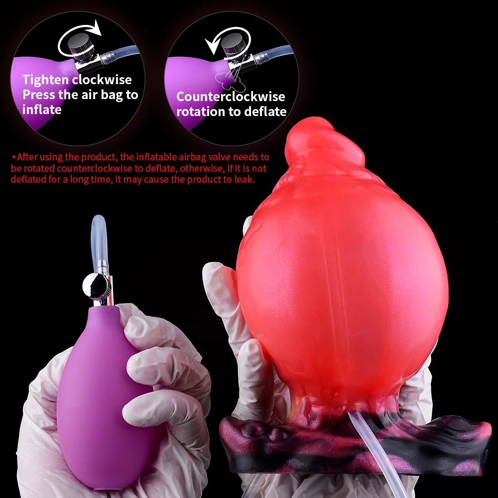 NNSX التدفق نفخ الشرج دسار لعبة الجنس عقدة كبيرة بعقب المكونات موسع جهاز تدليك للبروستاتا للرجال امرأة مثلي الجنس الكبار فتحة الشرج التوسع #4