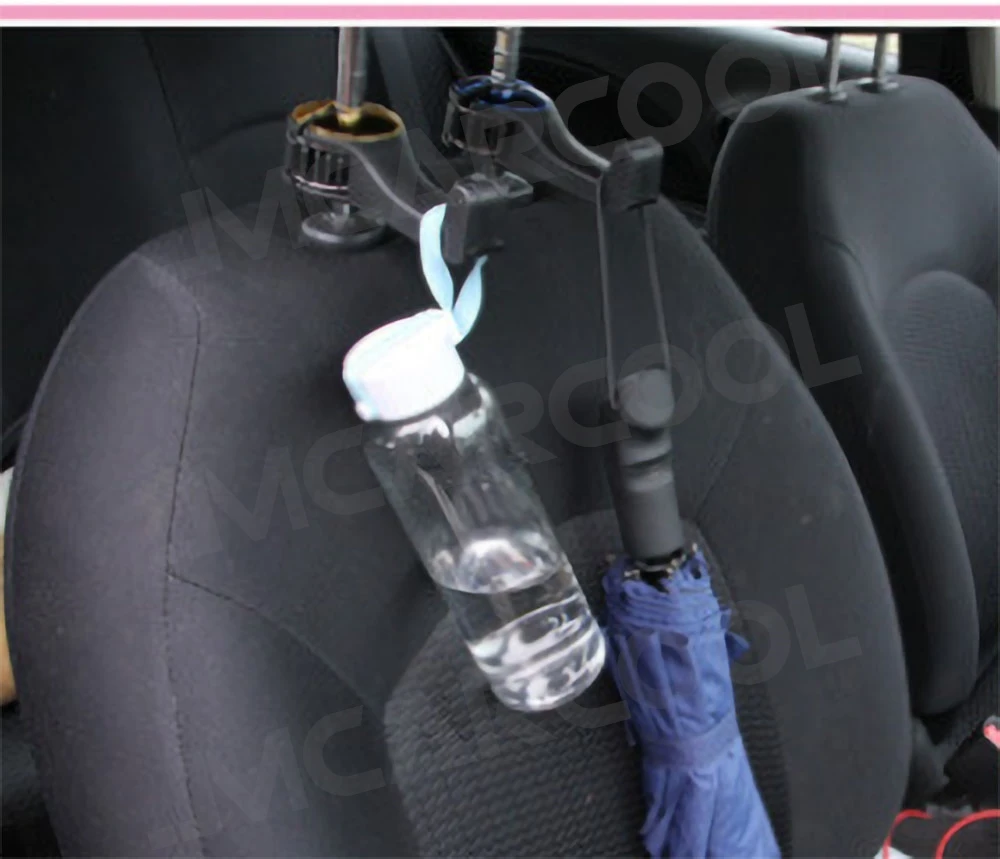 1 قطعة سيارة مسند الرأس بالمقعد الخلفي حامل خطاف شماعات السيارة المحمولة شماعات تخزين هوك حامل هاتف السيارات السحابة كليب الأحمر اكسسوارات